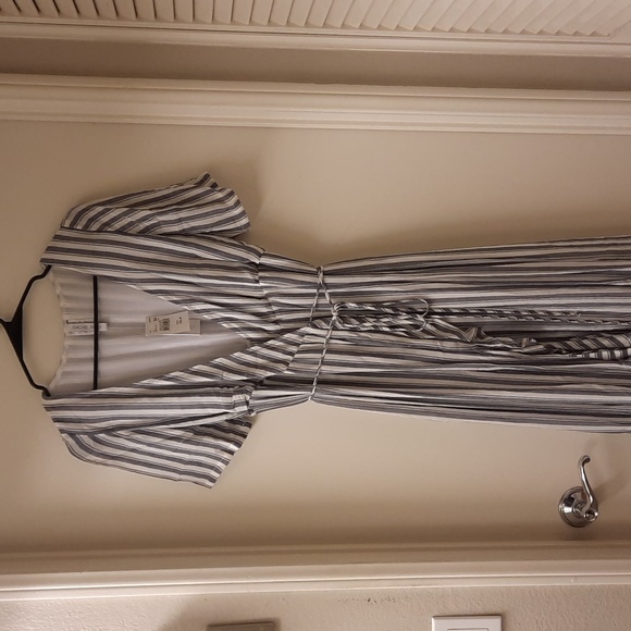 🥳HP🥳 NWT, Rachel Pally Striped Maternity Wrap Dress - Picture 5 of 17